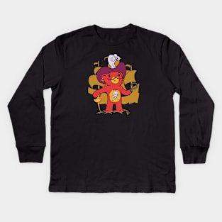 Captain Bear Hook Kids Long Sleeve T-Shirt